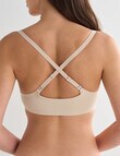 Lyric Front Fastening Contour Bra, Nude, A-DD product photo View 03 S