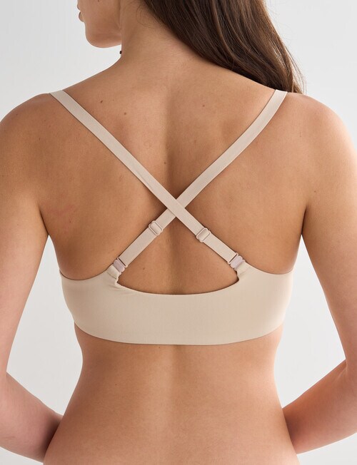 Lyric Front Fastening Contour Bra, Nude, A-DD product photo View 03 L
