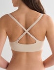 Lyric Front Fastening, Contour Bra, Nude, A-D product photo View 03 S