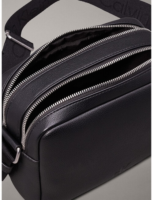 Calvin Klein Over Webbing Camera Bag, Black product photo View 04 L