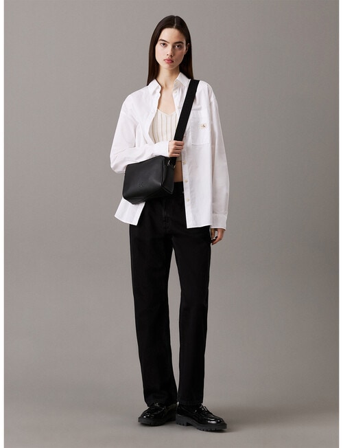 Calvin Klein Over Webbing Camera Bag, Black product photo View 06 L