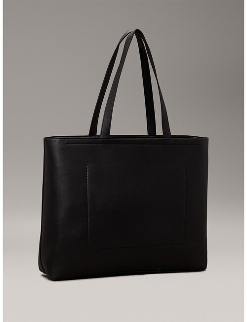 Calvin Klein Sculpted Slim Tote Mono Bag, Black & Neutral product photo View 02 L