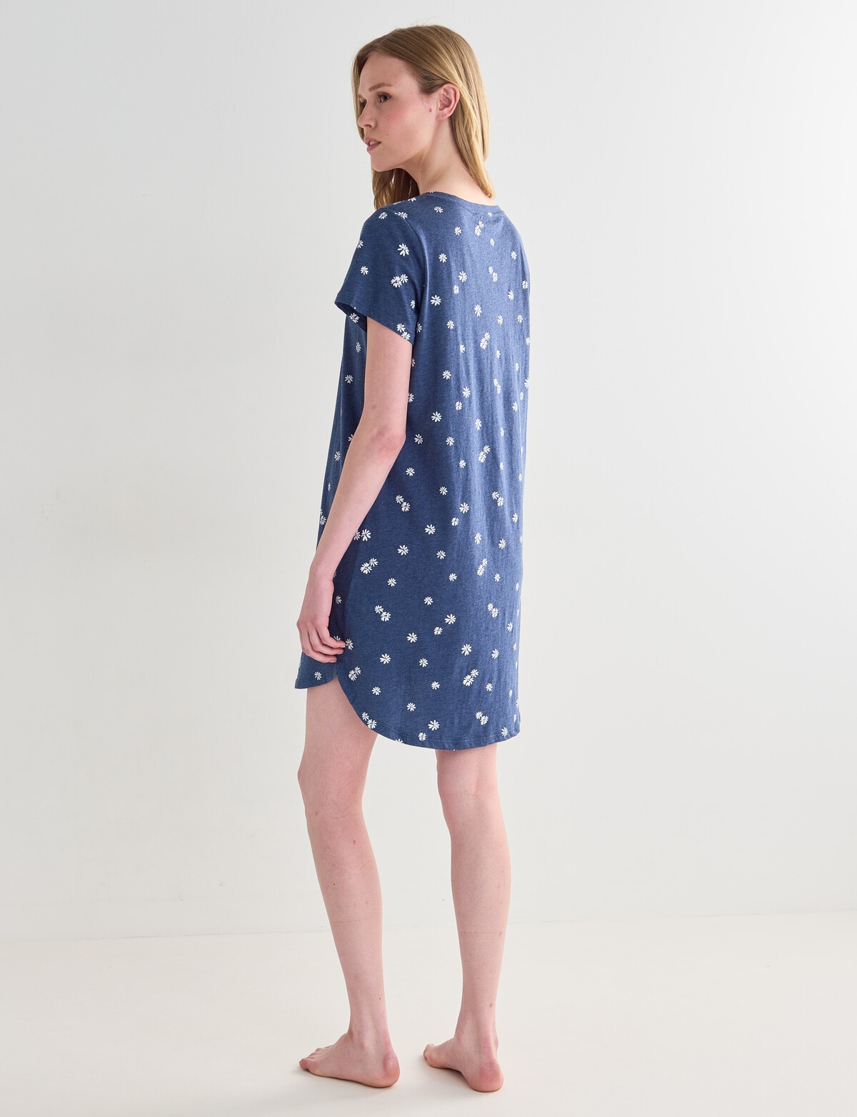 Zip Long Sleeve Sleeper - Mauve Daisy