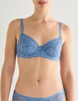 Lyric Marlene Lace Underwire Bra, Bluebell, 10B-16DD product photo