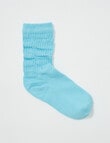 Simon De Winter Slouch Sock, Pale Aqua, 8-16 product photo