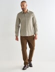 L+L Geometric Spectrum Long Sleeve Shirt, Beige product photo View 03 S