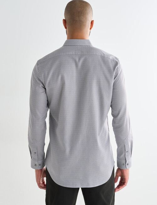 L+L Kaleidoscope Long Sleeve Shirt, Grey product photo View 02 L