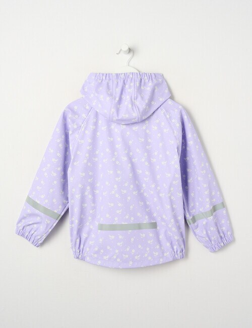 Mum 2 Mum Wild Flowers Rainwear Jacket, Lilac product photo View 02 L