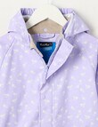 Mum 2 Mum Wild Flowers Rainwear Jacket, Lilac product photo View 03 S
