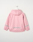 Mum 2 Mum Rainbow Sunshine Rainwear Jacket, Pink product photo View 02 S
