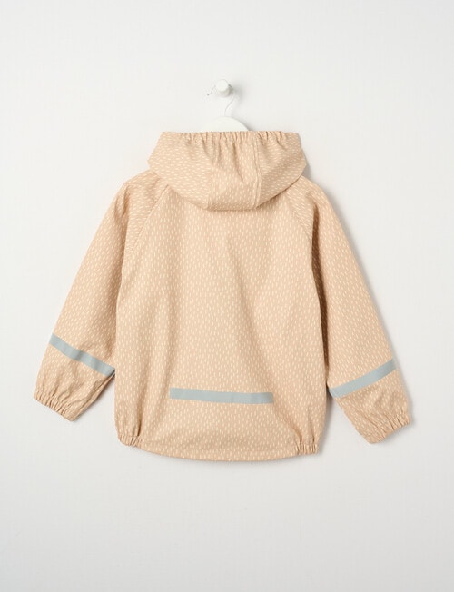 Mum 2 Mum Spotted Rainwear Jacket, Beige product photo View 02 L