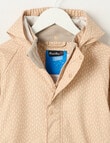 Mum 2 Mum Spotted Rainwear Jacket, Beige product photo View 03 S
