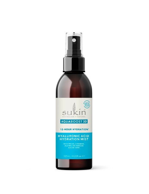Sukin Aqua Boost 3D Hyaluronic Acid Hydration Mist, 125ml product photo