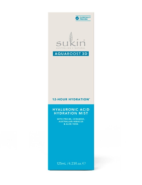 Sukin Aqua Boost 3D Hyaluronic Acid Hydration Mist, 125ml product photo View 02 L