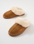 Mi Woollies Te Anau Scuff Slippers, Walnut product photo View 03 S
