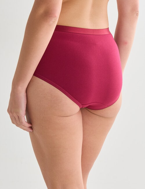 Lyric Marie Cotton Full Brief, Ruby, 10-26 product photo View 02 L