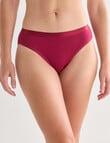 Lyric Marie Cotton Hi Cut Brief, Ruby, 8-18 product photo
