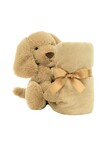 Jellycat Bashful Toffee Puppy Soother product photo View 02 S