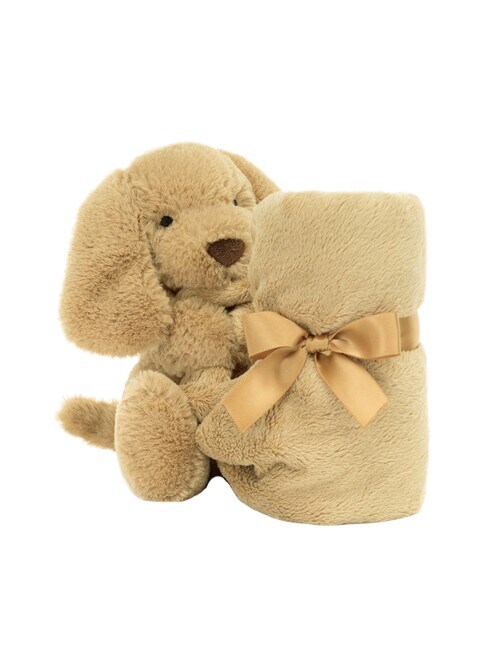 Jellycat Bashful Toffee Puppy Soother product photo View 02 L