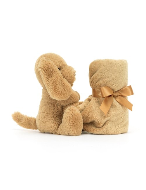 Jellycat Bashful Toffee Puppy Soother product photo View 03 L