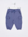 Teeny Weeny Play Time Fleece Track Pants, Sky product photo
