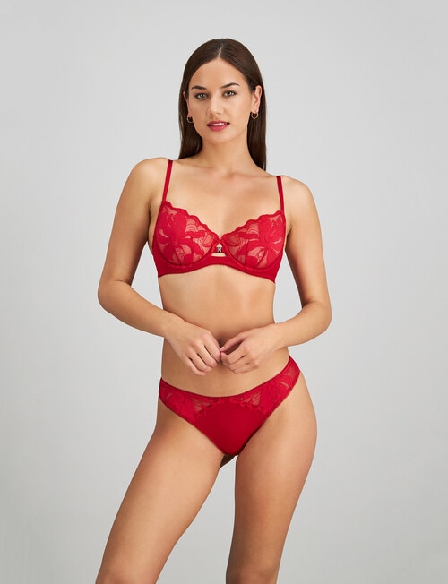 Me By Bendon Margot Estelle Underwire Bra, Jester Red, B-G product photo View 04 L