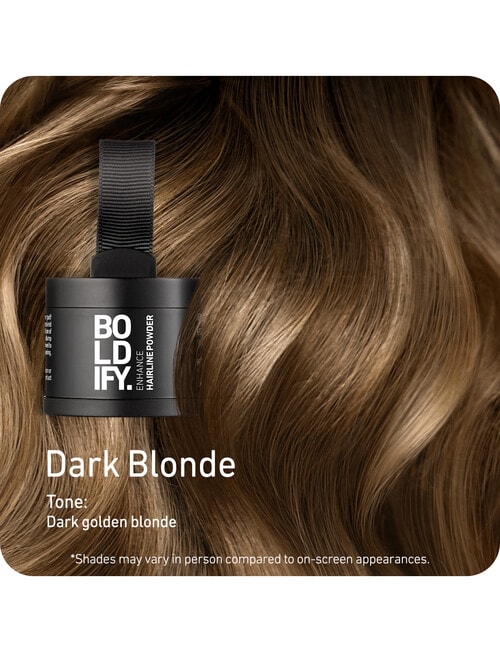BOLDIFY. Root & Thinning Cover Up Powder Dark Blonde, 4g product photo View 04 L