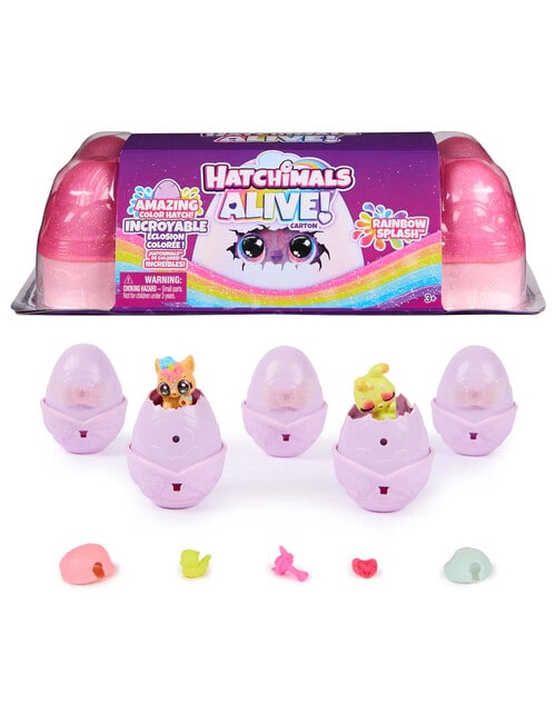 Hatchimals Alive Rainbow Splash Carton product photo