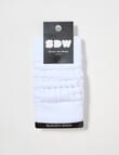 Simon De Winter Slouch Socks, White product photo View 02 S