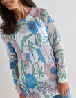 Ella J Floral Jumper, Blue product photo View 04 S