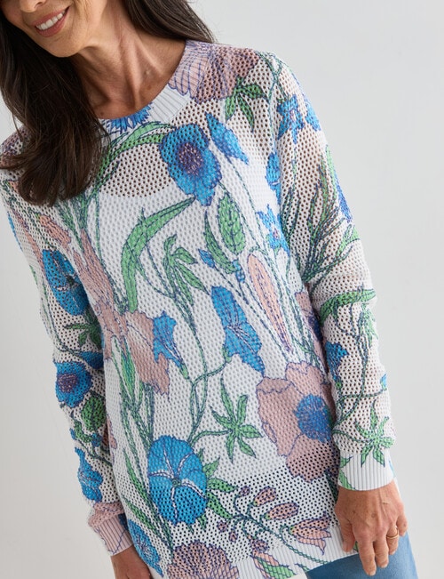 Ella J Floral Jumper, Blue product photo View 04 L