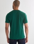 Gasoline Slub Short Sleeve Tee, Emerald Green product photo View 02 S