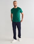 Gasoline Slub Short Sleeve Tee, Emerald Green product photo View 03 S
