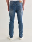 Gasoline Samson Slim Leg Jeans, Blast Blue product photo View 02 S