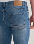 Gasoline Samson Slim Leg Jeans, Blast Blue product photo View 05 S