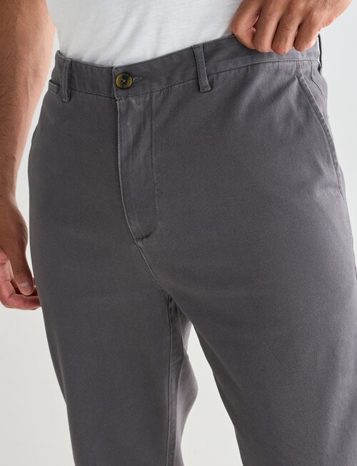 Gasoline Slim Fit Chino Pant, Charcoal product photo View 05 L