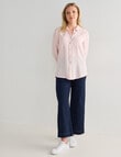 Denim Republic Lyocell Long Sleeve Shirt, Pink product photo View 05 S
