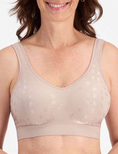 Playtex Comfort Rev Flex Fit Dot Bra, 2-Pack, Beige & White, XS-2XL product photo