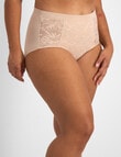 Playtex Ultralight Lace Full Brief, Nude, S-2XL product photo View 02 S