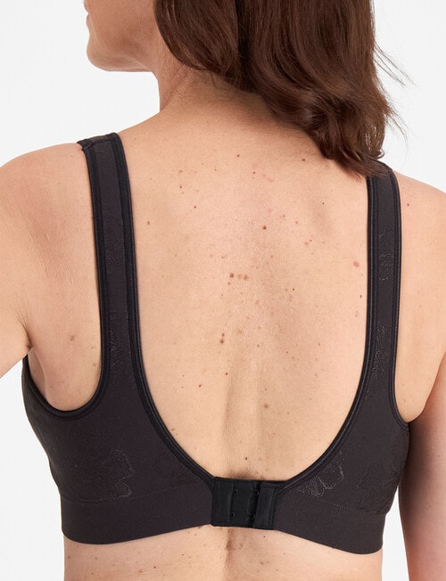 Playtex Comfort Rev Flex Fit Bra, Floral Black, XS-2XL product photo View 03 L