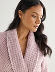 Whistle Sleep Basket Weave Robe, Vintage Pink product photo View 05 S