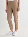 Line 7 Rolled Hem Capri Pant, Brown product photo View 06 S