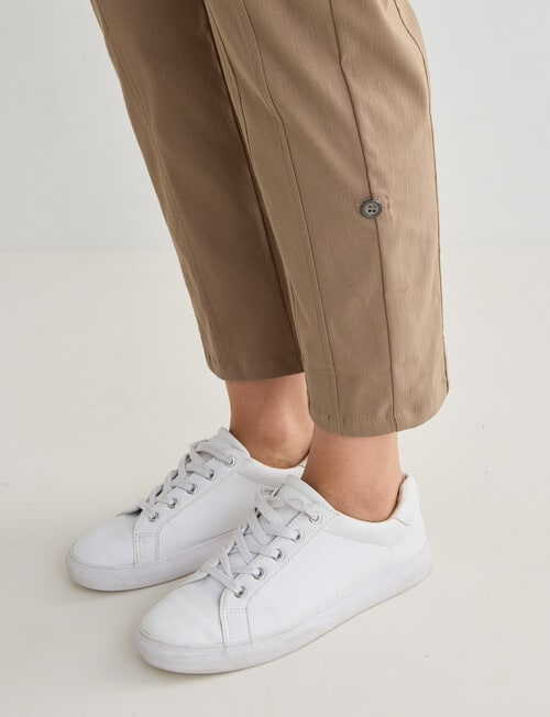 Line 7 Rolled Hem Capri Pant, Brown product photo View 05 L