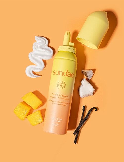 Sundae Whipped SPF50 Sunscreen Foam, Lets Get Tropical product photo View 04 L