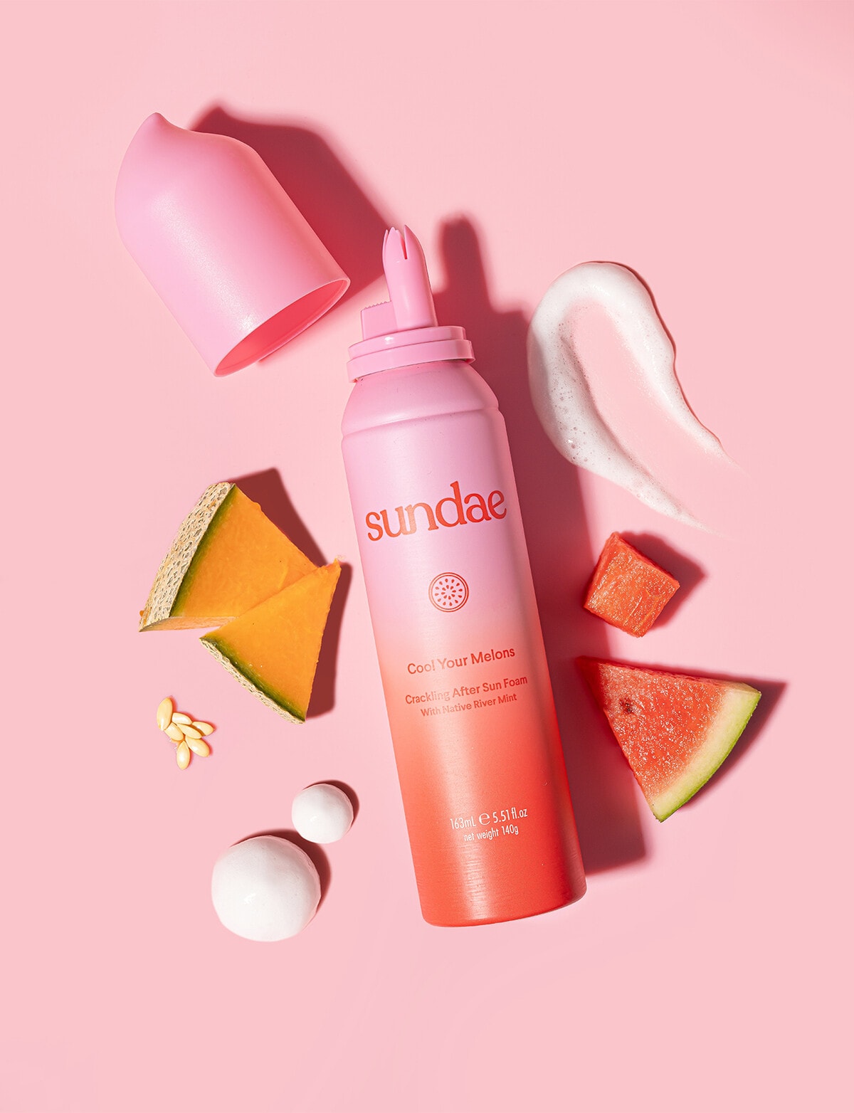 Sun Sundae Sundae Crackling After Sun Foam, Cool Your Melons - Suncare & Tanning
