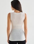 Lyric Thermals Sonata Merino Singlet, Ivory, XS-2XL product photo View 02 S