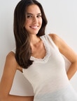 Lyric Thermals Sonata Merino Singlet, Ivory, XS-2XL product photo