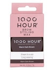 1000HR Brow Styling Wax Warm Dark Brown, 7g product photo