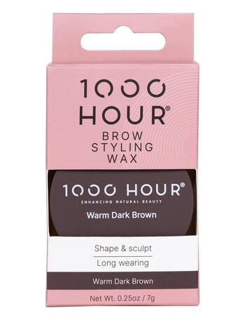 1000HR Brow Styling Wax Warm Dark Brown, 7g product photo