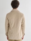 Tarnish Quilted Corduroy Jacket, Bone White product photo View 02 S